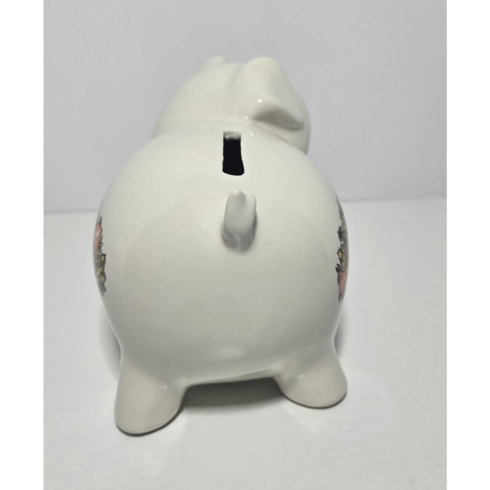 Rare Vintage Corning SPICE OF LIFE Pottery Pig Piggy Bank No Plug. - Picture 11 of 12